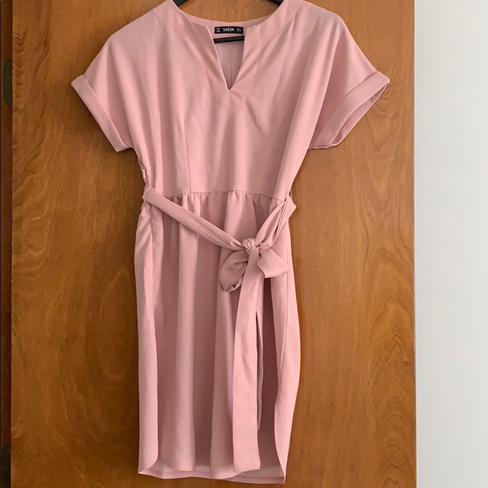 Blush pink dress